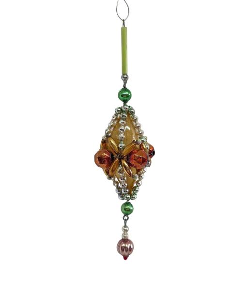 Beaded gablonz ornament, 20s