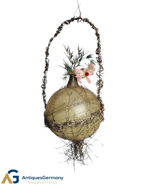 Hanging flower basket, ~ 1890
