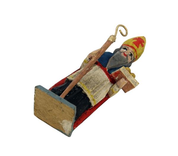 Grulich nativity figure  " Bishop / Santa "  (7 cm)