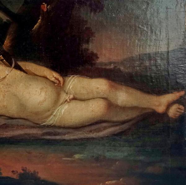 Schlafender Amor , 18. Jahrhundert