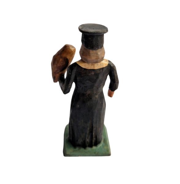 Nativity figure, Priest with Owl (7 cm)