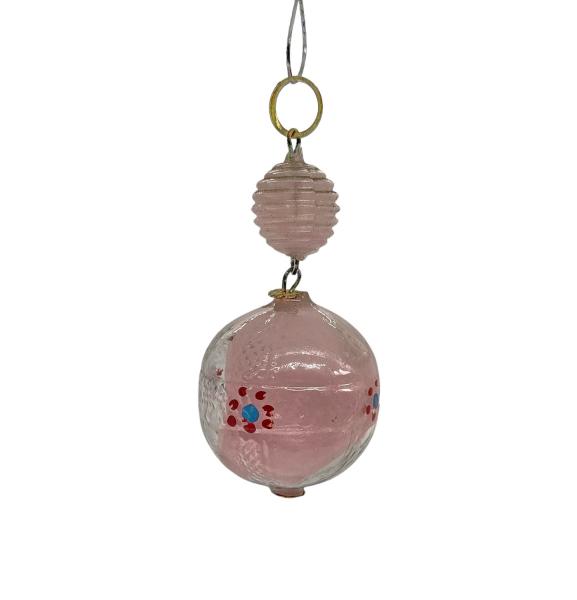 Glasornament, Kugel mit Wachs befüllt ~ 1920