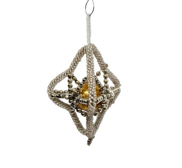 Beaded gablonz ornament, 20s