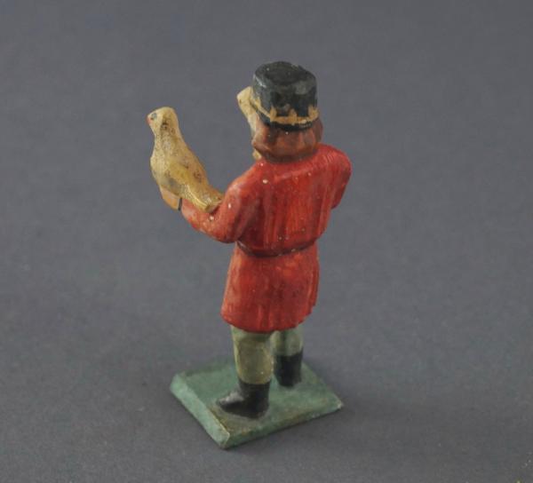 Grulich nativity figure - "Man with Doves" (7 cm)