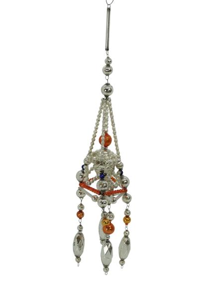 Beaded Glass Ornament, Gablonz Czechia