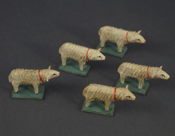 Grulich nativity figure "5 sheep"