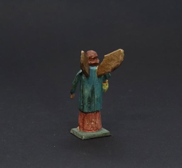 Grulich nativity figure " Angel  with Basket ",  (5 cm)