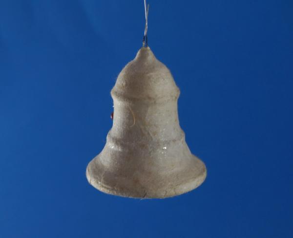 Spun Cotton Bell with red berries, ca. 1920