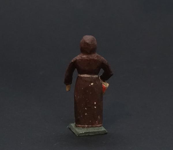 Grulich nativity figure " Monk with Book "  (5 cm)