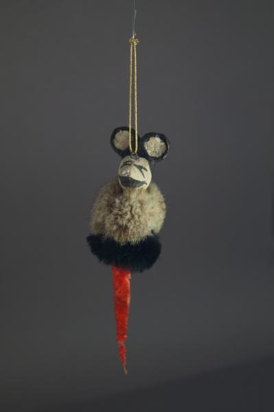 Micky Maus mit Hasenfell / Chenille, um 1930