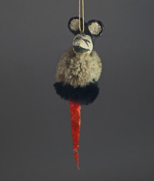 Micky Maus mit Hasenfell / Chenille, um 1930