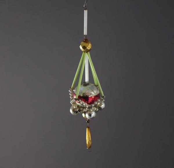 Glass Ornament, Gablonz ca. 1930