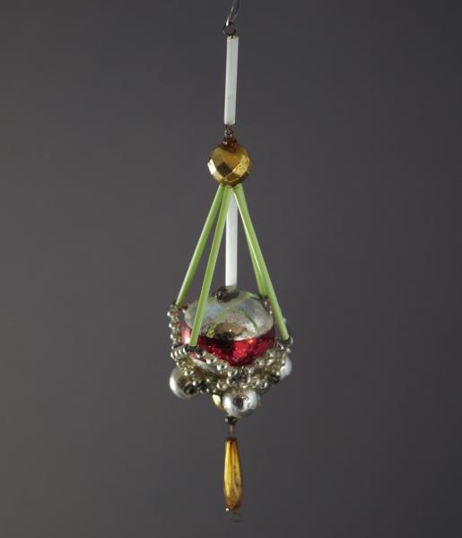 Glass Ornament, Gablonz ca. 1930