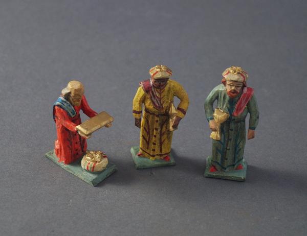 Grulich nativity figure "3 Holy Kings"  (5 cm)