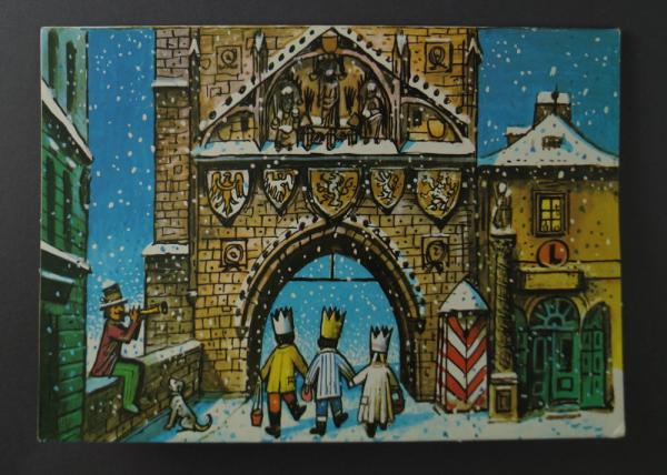 Cardboard Pop-up Nativity Scene, Vojtech Kubasta 1983