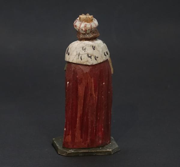 Grulich nativity figure  " Holy King Balthasar ", ~ 1900  (10 cm)