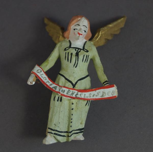 Grulich nativity figure - "Angel of Annunciation", 1920  (7 cm)