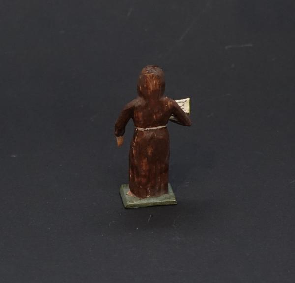 Grulich nativity figure " Monk with Book " (5 cm)