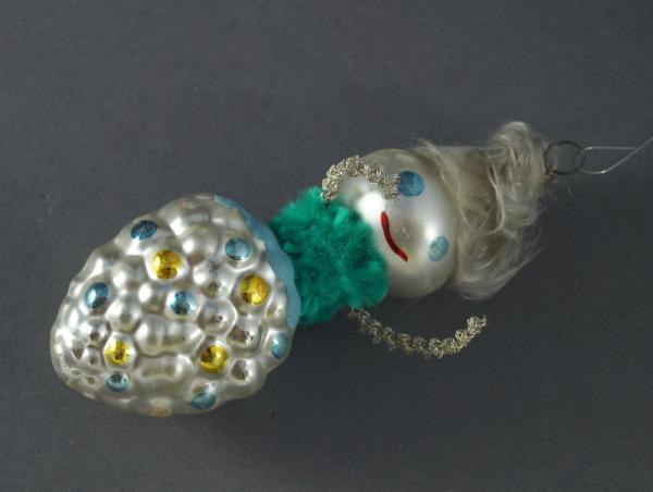 Glasornament Frau ~ 1960