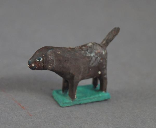 Grulicher Krippenfigur " Hund " (5 cm)