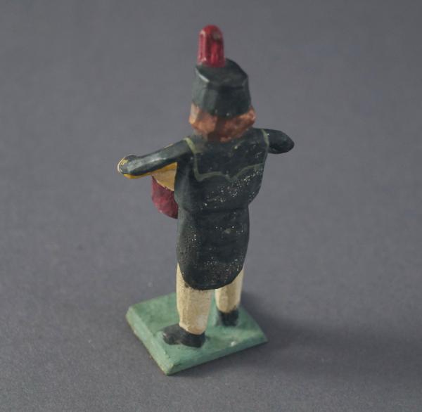 Grulich nativity figure " Mineworker / Musician with drum " (7 cm)