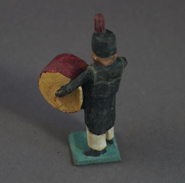 Grulich nativity figure " Mineworker / Musician with Drum " (7 cm)