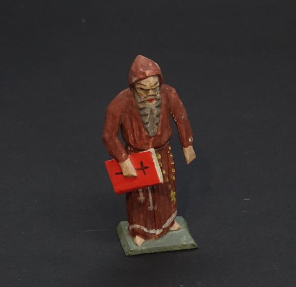 Grulich nativity figure  " Monk with prayer book " (7 cm)