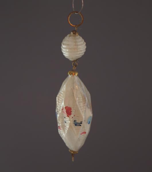 Glasornament, Kugel mit Wachs befüllt ~ 1900