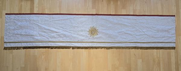 Antique white altar cloth