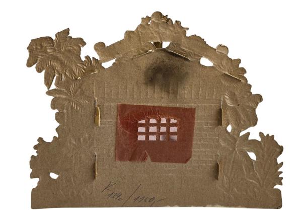 Cardboard Nativity Scene, first half 20th century