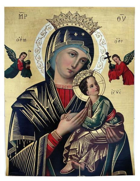 Madonna with child jesus, ~ 1900