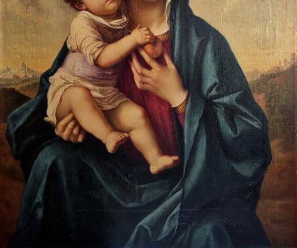 Maria mit Kind, um 1900