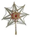 Antique beaded christmas tree topper, 20s