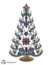 Free standing vintage rhinestone Christmas tree - Prong Set Stones, 33 cm