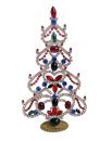 Free standing vintage rhinestone Christmas tree - Prong Set Stones, 19 cm