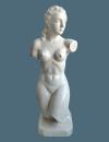 Ceramic figure, female nude