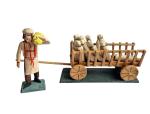 Nativity figure  " Miller with cart " (7 cm)