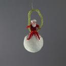 Chenille Santa on Spun Cotton Ball, ca. 1930