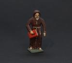 Grulich nativity figure " Monk with Book "  (5 cm)