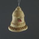 Spun Cotton Bell with red berries, ca. 1900