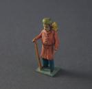 Grulich nativity figure "Man with pannier"  (5 cm)