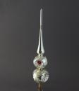 Antique indent Glass tree topper