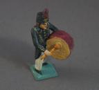 Grulich nativity figure " Mineworker / Musician with Drum " (7 cm)