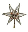 Antique beaded christmas tree topper - Star, ~ 1920